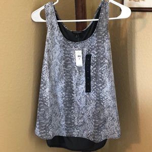 NWT! Snakeskin Business Tank!